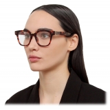 Linda Farrow - Occhiali da Vista Sanchez D-Frame in Tartaruga - LFL1481C2OPT - Linda Farrow Eyewear