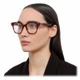 Linda Farrow - Sanchez D-Frame Optical Glasses in Tortoiseshell (Asian Fit) - LFL1481AC2OPT - Linda