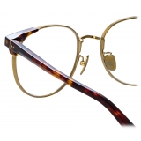 Linda Farrow - Spence Oval Optical Glasses in Tortoiseshell - LFL1507C2OPT - Linda Farrow Eyewear