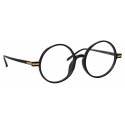 Linda Farrow - Occhiali da Vista Spire Rotondi in Nero - Linda Farrow Eyewear