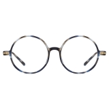 Linda Farrow - Occhiali da Vista Spire Rotondi in Tartaruga Blu - Linda Farrow Eyewear