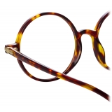 Linda Farrow - Occhiali da Vista Spire Rotondi in Tartaruga - Linda Farrow Eyewear