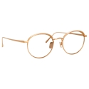 Linda Farrow - Marlon Oval Optical Glasses in Rose Gold - LFL1076C5OPT - Linda Farrow Eyewear