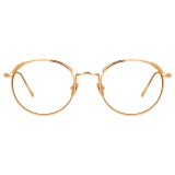 Linda Farrow - Marlon Oval Optical Glasses in Rose Gold - LFL1076C5OPT - Linda Farrow Eyewear