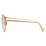 Linda Farrow - Marlon Oval Optical Glasses in Rose Gold - LFL1076C5OPT - Linda Farrow Eyewear