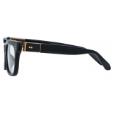 Linda Farrow - Yoan Angular Optical Glasses in Black - LFL1482C1OPT - Linda Farrow Eyewear