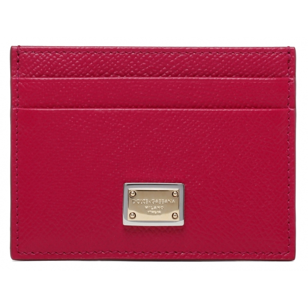 Dolce & Gabbana - Fuchsia Dauphine Cardholder - Dolce & Gabbana Exclusive Luxury Collection