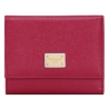 Dolce & Gabbana - Portafoglio con Patta Francese in Pelle di Vitello Dauphine - Dolce & Gabbana Exclusive Luxury Collection