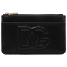 Dolce & Gabbana - Porta Carte in Pelle Nera - Dolce & Gabbana Exclusive Luxury Collection