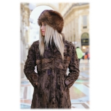 Miriam Tirinzoni - Mink Fur Headpiece - Brown - Headwear - Luxury Exclusive Collection