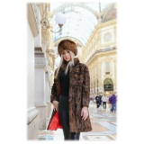 Miriam Tirinzoni - Mink Fur Headpiece - Brown - Headwear - Luxury Exclusive Collection