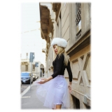 Miriam Tirinzoni - Mink Fur Headpiece - White - Headwear - Luxury Exclusive Collection