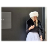 Miriam Tirinzoni - Mink Fur Headpiece - White - Headwear - Luxury Exclusive Collection