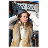 Miriam Tirinzoni - Fox Fur Vest - Caramel - Vest - Luxury Exclusive Collection