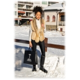 Miriam Tirinzoni - Fox Fur Vest - Caramel - Vest - Luxury Exclusive Collection