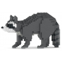 Jekca - Raccoon 01 - Big - Lego - Sculpture - Construction - 4D - Brick Animals - Toys