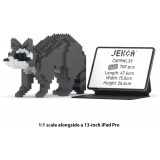 Jekca - Raccoon 01 - Big - Lego - Sculpture - Construction - 4D - Brick Animals - Toys