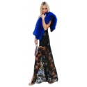 Miriam Tirinzoni - Shawl - Electric Blue - Shawl - Luxury Exclusive Collection