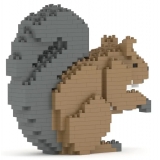 Jekca - Squirrel 01 - Big - Lego - Sculpture - Construction - 4D - Brick Animals - Toys