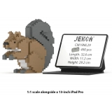 Jekca - Squirrel 01 - Big - Lego - Scultura - Costruzione - 4D - Animali di Mattoncini - Toys