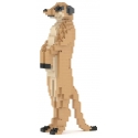 Jekca - Meerkat 01 - Big - Lego - Scultura - Costruzione - 4D - Animali di Mattoncini - Toys