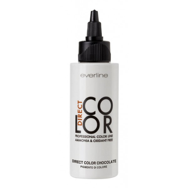Everline - Hair Solution - Direct Color - Direct Color Cioccolato - Professional Color Line - Senza Ammoniaca e Senza Ossidanti