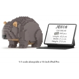 Jekca - Wombat 01 - Big - Lego - Scultura - Costruzione - 4D - Animali di Mattoncini - Toys