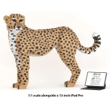 Jekca - Cheetah 01 - Big - Lego - Sculpture - Construction - 4D - Brick Animals - Toys