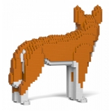 Jekca - Dingo 01 - Big - Lego - Scultura - Costruzione - 4D - Animali di Mattoncini - Toys