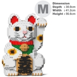 Jekca - Dingo 01 - Big - Lego - Sculpture - Construction - 4D - Brick Animals - Toys