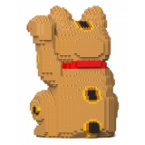 Jekca - Maneki Neko 01-M02 - Big - Lego - Scultura - Costruzione - 4D - Animali di Mattoncini - Toys