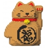 Jekca - Maneki Neko 02-M02 - Big - Lego - Sculpture - Construction - 4D - Brick Animals - Toys