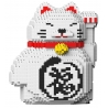 Jekca - Maneki Neko 02-M01 - Big - Lego - Sculpture - Construction - 4D - Brick Animals - Toys