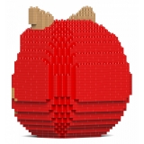 Jekca - Shiba Daruma Doll 01-M01 - Big - Lego - Sculpture - Construction - 4D - Brick Animals - Toys