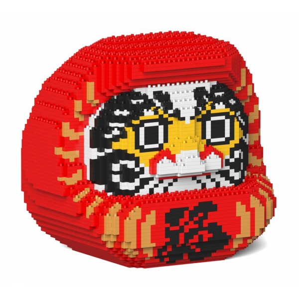 Jekca - Daruma Doll 01-M01 - Big - Lego - Scultura - Costruzione - 4D - Animali di Mattoncini - Toys