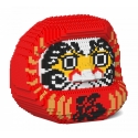 Jekca - Daruma Doll 01-M01 - Big - Lego - Sculpture - Construction - 4D - Brick Animals - Toys