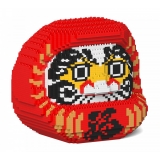 Jekca - Daruma Doll 01-M01 - Big - Lego - Sculpture - Construction - 4D - Brick Animals - Toys