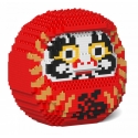 Jekca - Daruma Doll 02-M01 - Big - Lego - Sculpture - Construction - 4D - Brick Animals - Toys