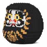 Jekca - Daruma Doll 02-M02 - Big - Lego - Sculpture - Construction - 4D - Brick Animals - Toys