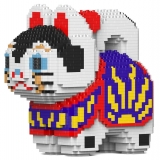 Jekca - Inu Hariko 01 - Big - Lego - Scultura - Costruzione - 4D - Animali di Mattoncini - Toys