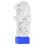 Jekca - Merlion 01 - Lego - Sculpture - Construction - 4D - Brick Animals - Toys