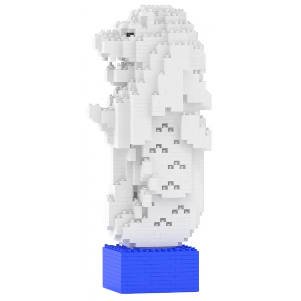 Jekca - Merlion 01 - Big - Lego - Scultura - Costruzione - 4D - Animali di Mattoncini - Toys