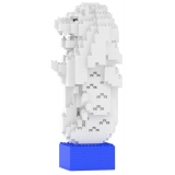 Jekca - Merlion 01 - Big - Lego - Sculpture - Construction - 4D - Brick Animals - Toys