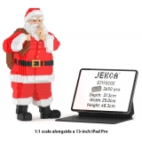 Jekca - Santa Claus 02S - Lego - Sculpture - Construction - 4D - Brick Animals - Toys