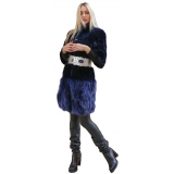 Miriam Tirinzoni - Fur Dress - Blue - Dress - Luxury Exclusive Collection