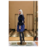 Miriam Tirinzoni - Fur Dress - Blue - Dress - Luxury Exclusive Collection