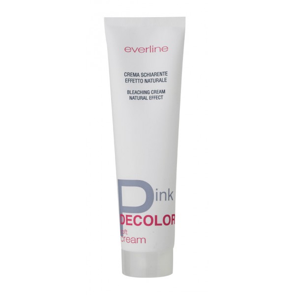 Everline - Hair Solution - Pink Decolor Soft Cream - Discoloration - Professional Color Line - Bleaching Cream