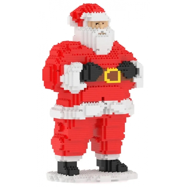 Jekca - Santa Claus 01 - Big - Lego - Scultura - Costruzione - 4D - Animali di Mattoncini - Toys