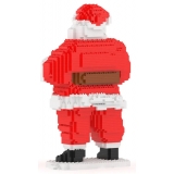 Jekca - Santa Claus 01 - Big - Lego - Scultura - Costruzione - 4D - Animali di Mattoncini - Toys