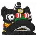 Jekca - Lion Dance Head 02 - Big - Lego - Sculpture - Construction - 4D - Brick Animals - Toys